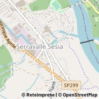 Karte Serravalle Sesia