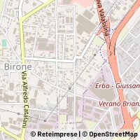 Hartă Giussano