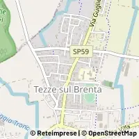 Mapa Tezze sul Brenta