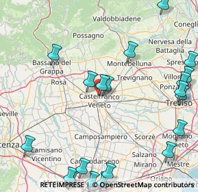 Mappa Via S. Venanzio Fortunato, 31033 Castelfranco Veneto TV, Italia (23.11)
