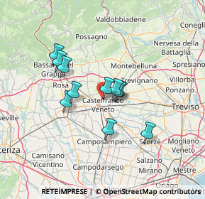 Mappa Via S. Venanzio Fortunato, 31033 Castelfranco Veneto TV, Italia (10.26545)