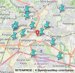 Mappa Via Bramante, 24125 Bergamo BG, Italia (2.07077)