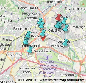 Mappa Via Bramante, 24125 Bergamo BG, Italia (1.6)