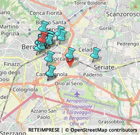 Mappa Via Bramante, 24125 Bergamo BG, Italia (1.66684)