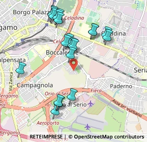 Mappa Via Bramante, 24125 Bergamo BG, Italia (1.0205)