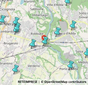 Mappa Via Cappelleria, 23899 Robbiate LC, Italia (2.705)