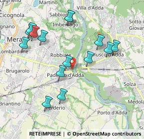 Mappa Via Cappelleria, 23899 Robbiate LC, Italia (2.04933)