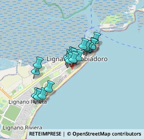 Mappa Via Lilienfeld, 33054 Lignano Sabbiadoro UD, Italia (1.214)