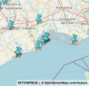 Mappa Via Lilienfeld, 33054 Lignano Sabbiadoro UD, Italia (18.97)