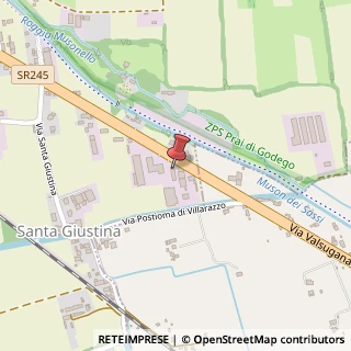 Mappa Via Caprera, 56, 31030 Castello di Godego, Treviso (Veneto)