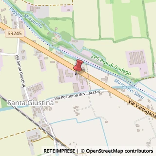 Mappa Via Caprera, 56, 31030 Castello di Godego, Treviso (Veneto)