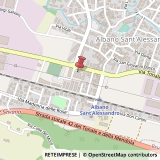 Mappa Via Tonale, 24061 Albano Sant'Alessandro BG, Italia, 24061 Albano Sant'Alessandro, Bergamo (Lombardia)