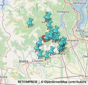 Mappa Via Monteorfano, 13864 Crevacuore BI, Italia (9.9745)