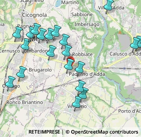 Mappa Robbiate, 23899 Robbiate LC, Italia (2.218)