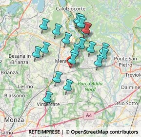 Mappa Robbiate, 23899 Robbiate LC, Italia (6.381)