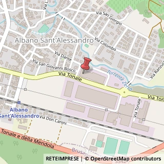 Mappa Via A. Dante, 35, 24061 Albano Sant'Alessandro, Bergamo (Lombardia)