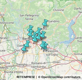 Mappa Via Ranzucchello, 24061 Albano Sant'Alessandro BG, Italia (7.90583)