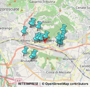 Mappa Via Ranzucchello, 24061 Albano Sant'Alessandro BG, Italia (1.3375)