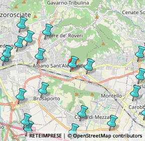 Mappa Via Ranzucchello, 24061 Albano Sant'Alessandro BG, Italia (3.056)