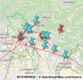 Mappa SS42, 24061 Albano Sant'Alessandro BG, Italia (5.82917)