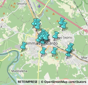 Mappa Viale U. Maspero, 21019 Somma Lombardo VA, Italia (1.162)