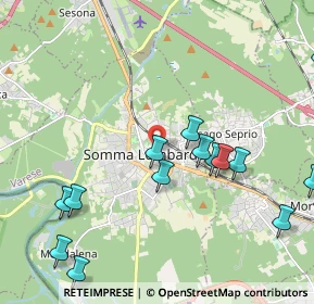 Mappa Viale U. Maspero, 21019 Somma Lombardo VA, Italia (3.007)