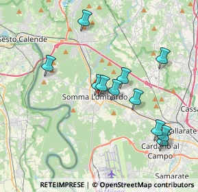 Mappa Viale U. Maspero, 21019 Somma Lombardo VA, Italia (3.55455)