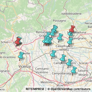 Mappa Via San Pietro, 36056 Tezze sul Brenta VI (14.04579)