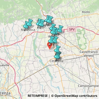 Mappa Via San Pietro, 36056 Tezze sul Brenta VI (5.93867)