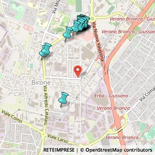 Mappa Via Brunati, 20833 Giussano MB, Italia (0.604)