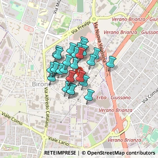 Mappa Via Brunati, 20833 Giussano MB, Italia (0.28483)