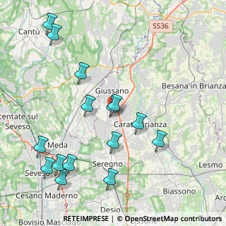 Mappa Via Brunati, 20833 Giussano MB, Italia (4.694)