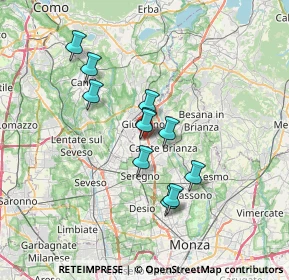 Mappa Via Brunati, 20833 Giussano MB, Italia (5.5)