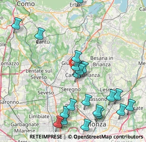 Mappa Via Brunati, 20833 Giussano MB, Italia (9.441)