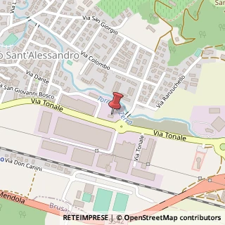 Mappa Via Tonale, 83, 24061 Brusaporto, Bergamo (Lombardia)