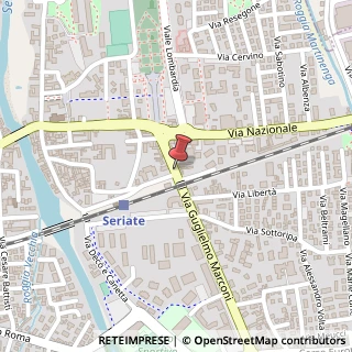 Mappa Via Marconi Guglielmo, 19, 24068 Seriate, Bergamo (Lombardia)