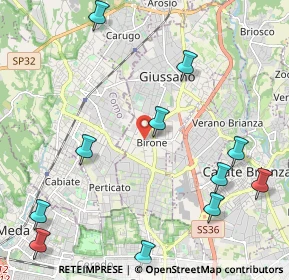 Mappa Via S. Filippo Neri, 20034 Giussano MB, Italia (2.71273)