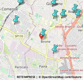 Mappa Via S. Filippo Neri, 20034 Giussano MB, Italia (1.50357)