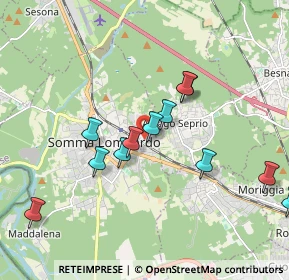 Mappa Via Francesco Petrarca, 21019 Somma Lombardo VA, Italia (1.82333)