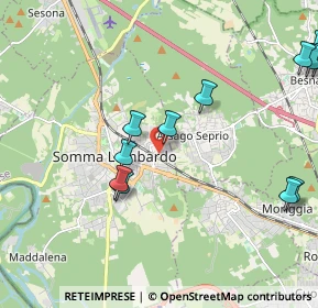 Mappa Via Francesco Petrarca, 21019 Somma Lombardo VA, Italia (2.62615)