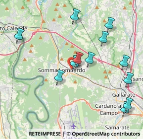 Mappa Via Francesco Petrarca, 21019 Somma Lombardo VA, Italia (4.35333)