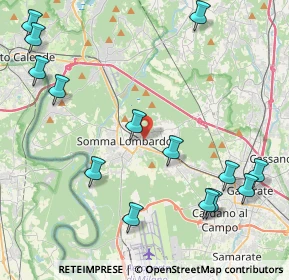 Mappa Via Francesco Petrarca, 21019 Somma Lombardo VA, Italia (5.28429)