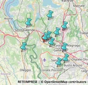 Mappa Via Francesco Petrarca, 21019 Somma Lombardo VA, Italia (6.20636)