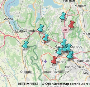 Mappa Via Francesco Petrarca, 21019 Somma Lombardo VA, Italia (7.2375)