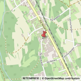 Mappa Via dell'Acacia, 7, 28021 Borgomanero, Novara (Piemonte)