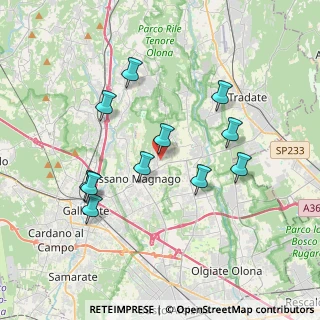 Mappa Via Giovanni Pascoli, 21050 Cairate VA, Italia (3.53091)