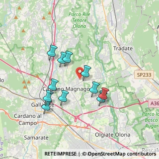 Mappa Via Giovanni Pascoli, 21050 Cairate VA, Italia (3.19)