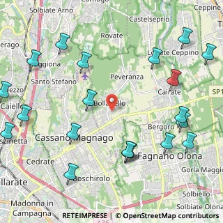 Mappa Via Giovanni Pascoli, 21050 Cairate VA, Italia (2.8125)