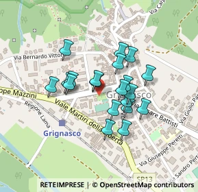 Mappa Via Massara Rosa, 28075 Grignasco NO, Italia (0.163)