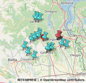 Mappa Via Massara Rosa, 28075 Grignasco NO, Italia (10.7435)